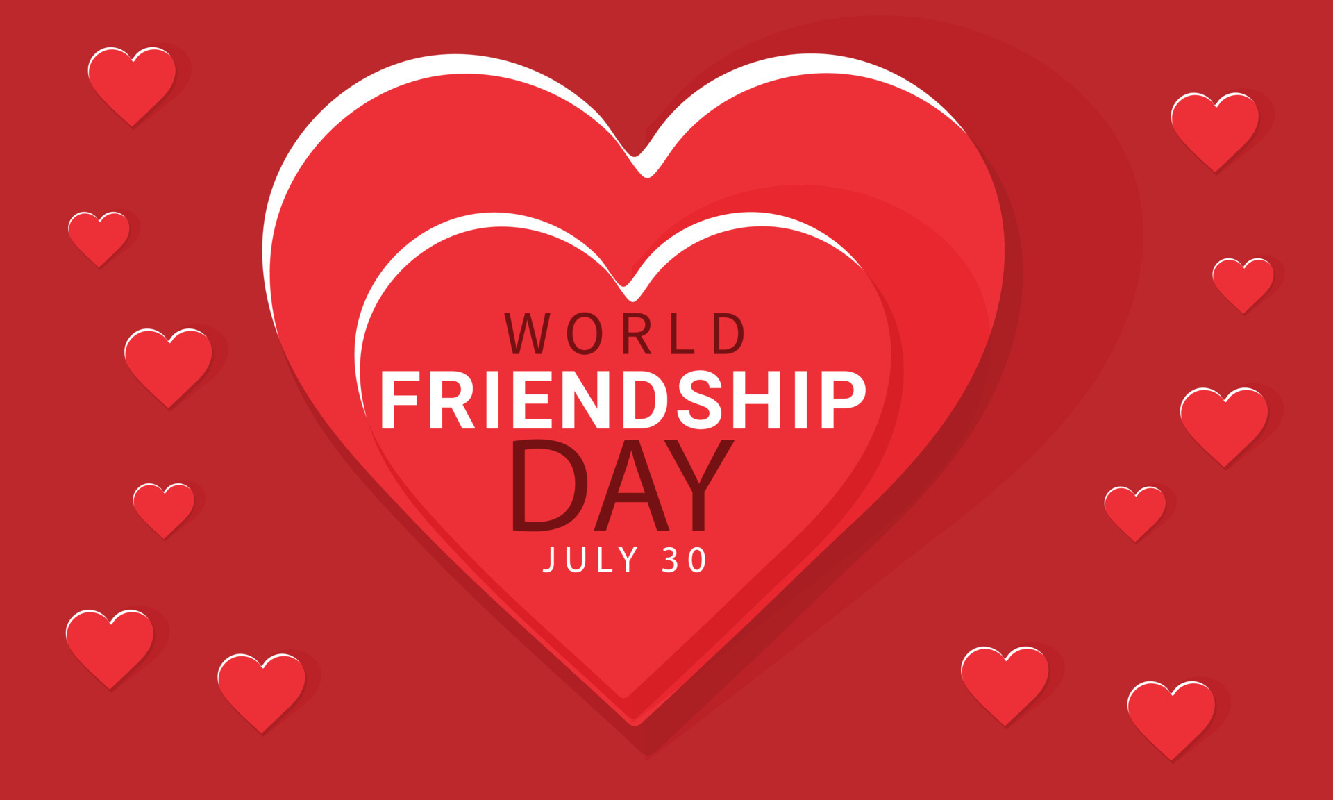 World Friendship Day. background, banner, card, poster, template