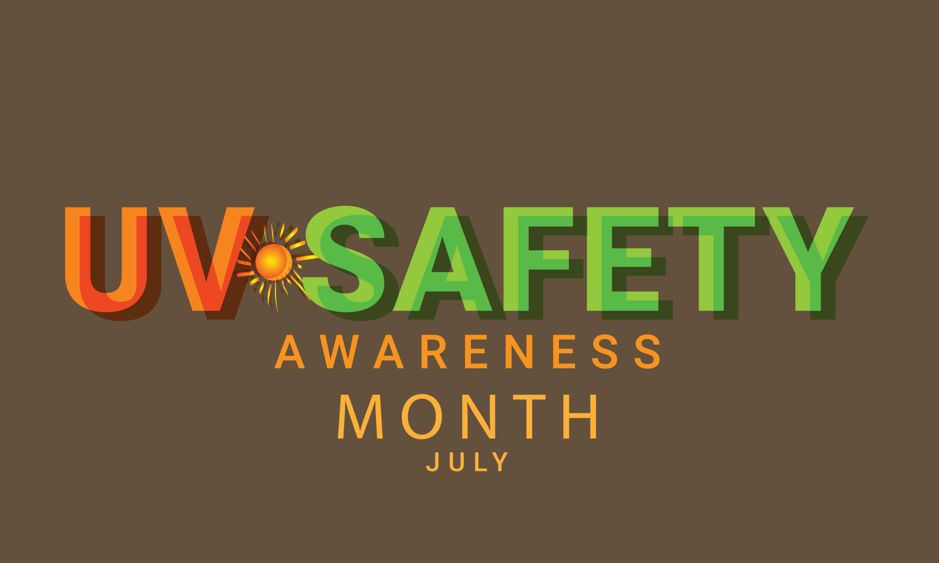 UV safety awareness month. background, banner, card, poster, template