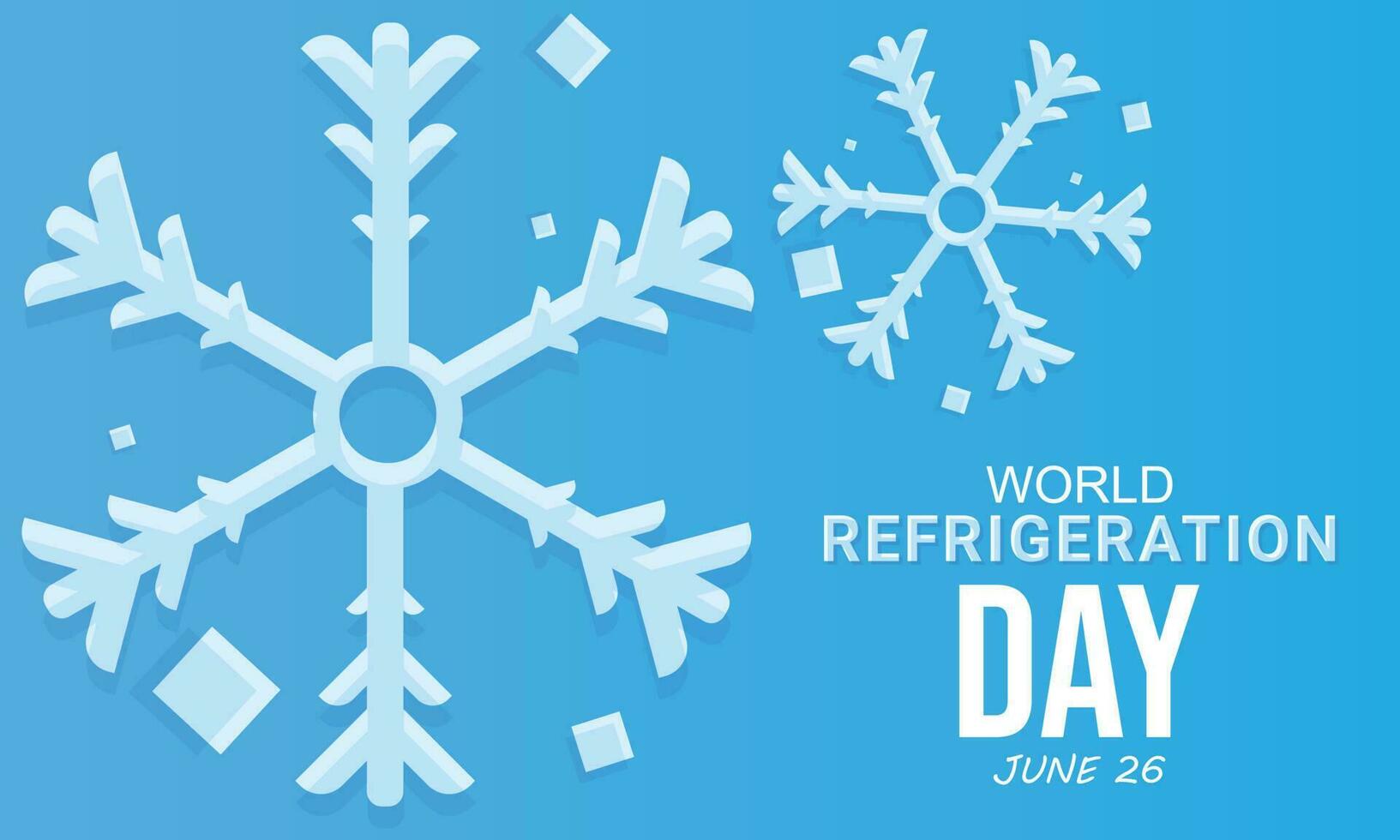 World Refrigeration day. background, banner, card, poster, template. Vector illustration.