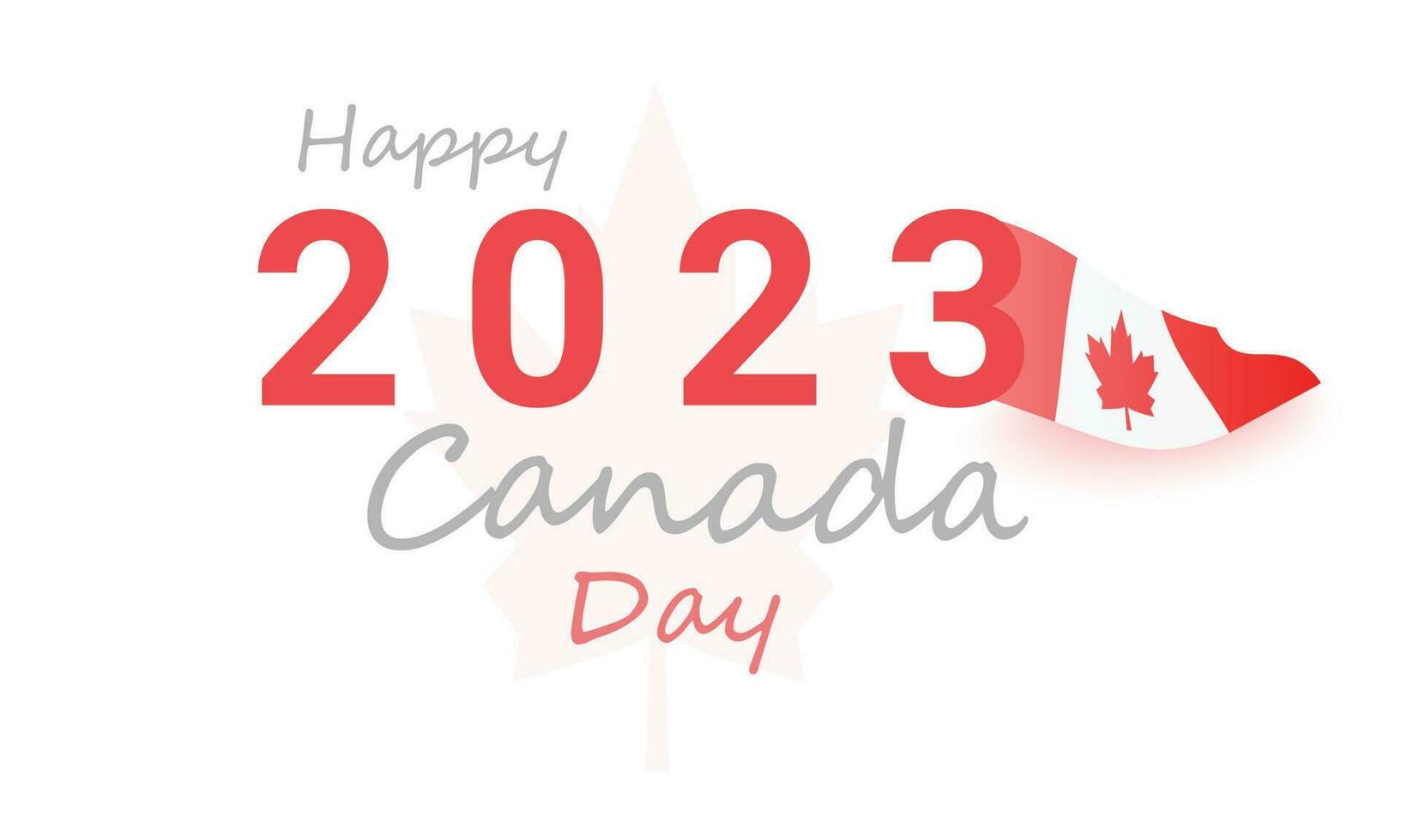 Happy Canada Day. background, banner, card, poster, template. Vector illustration.
