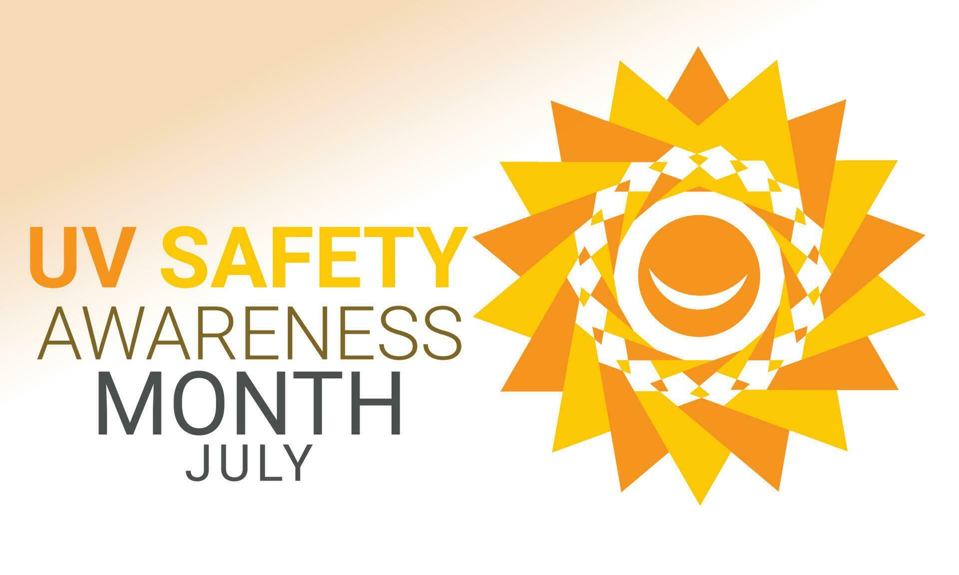 UV safety awareness month. background, banner, card, poster, template