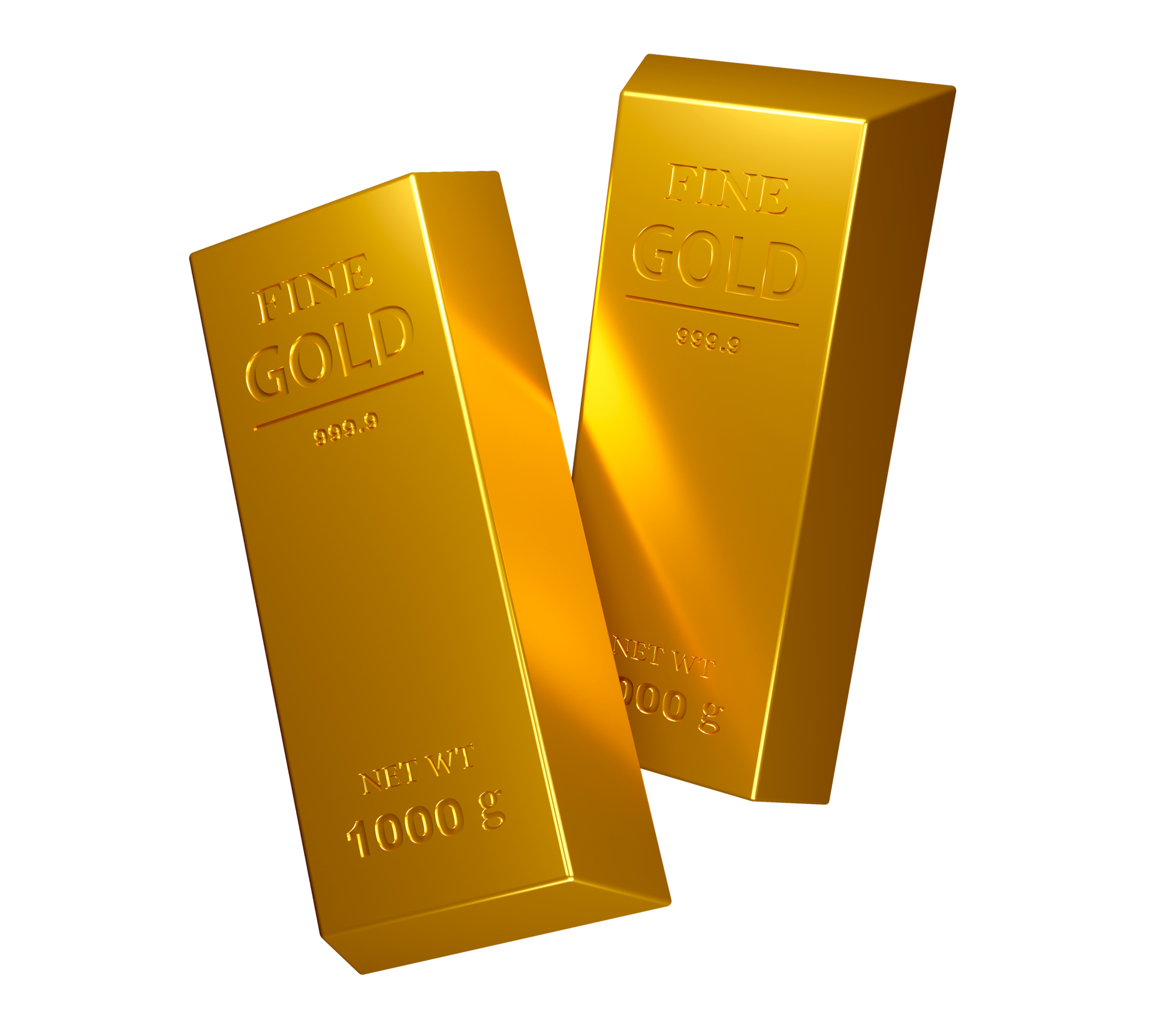 Gold Bullion, Fine Gold bars, gold treasury. banking, business, investment, and exchange rates