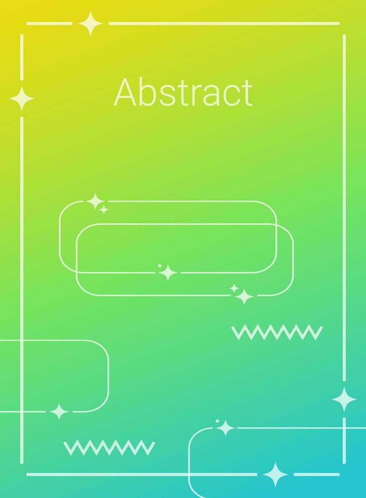 Retro background with abstrackt shapes, dots and geometric forms vector