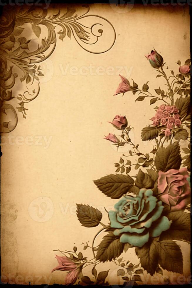 Vintage even background paper. photo