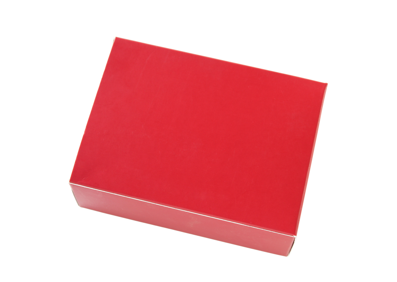 red package box isolated with clipping path for mockup 24171500 PNG