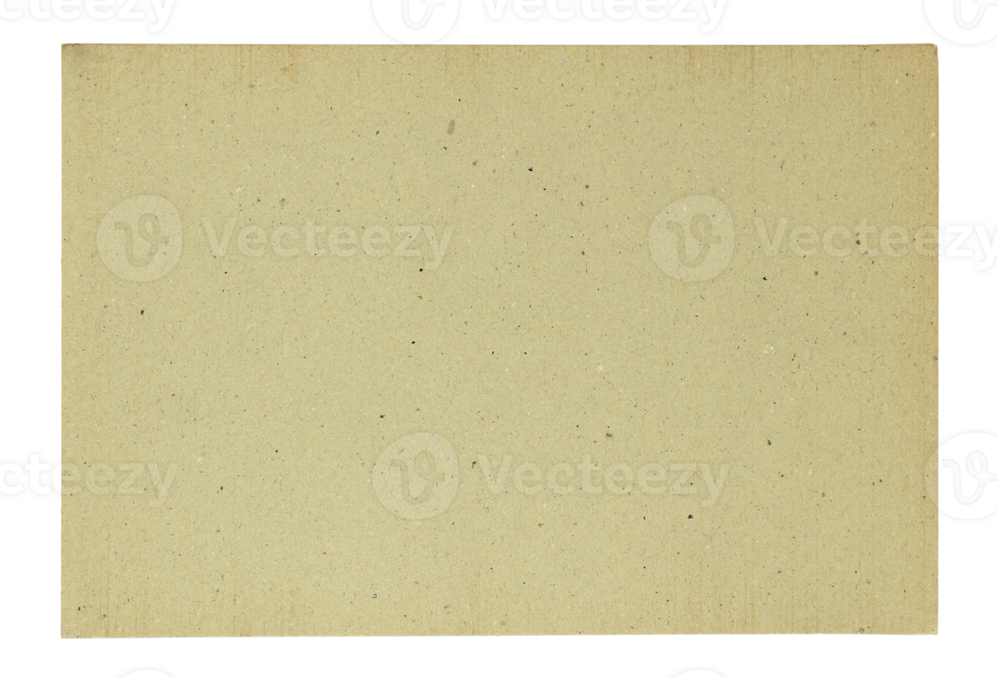 Blank recycle paper isolated with clipping path for mockup png