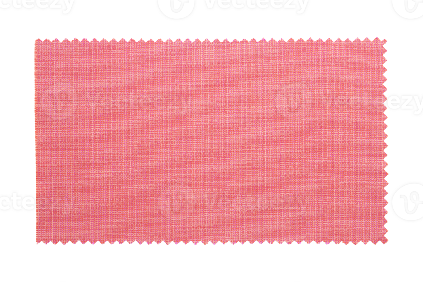 Red fabric sample isolated with clipping path png