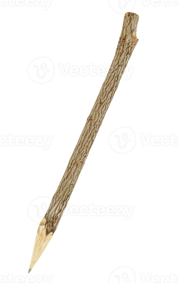 Wood pencil isolated with clipping path png