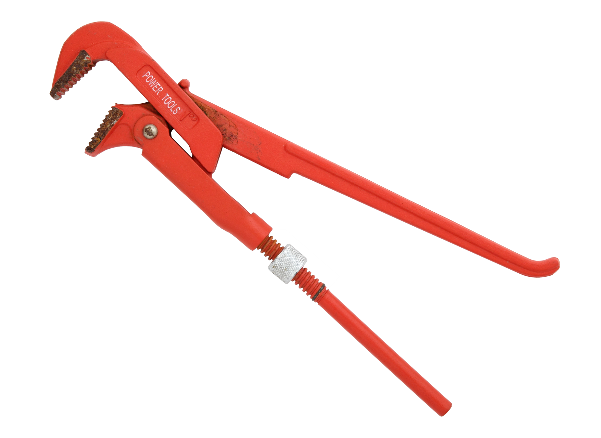 Old red wrench isolated with clipping path 24171672 PNG