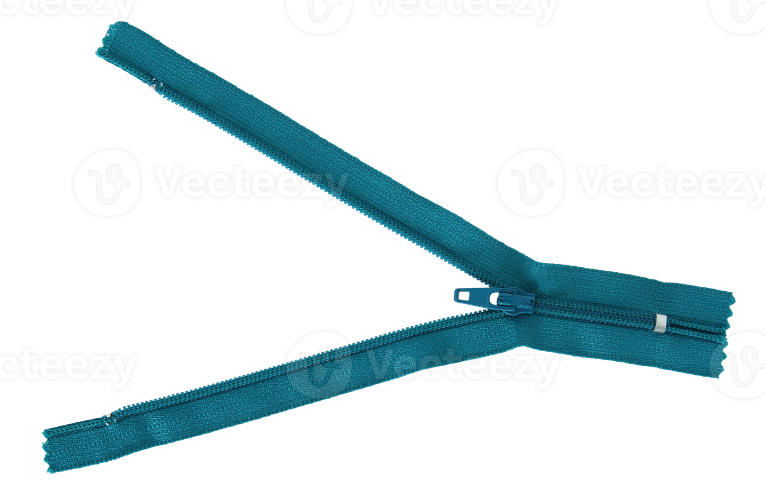 blue zipper isolated with clipping path png