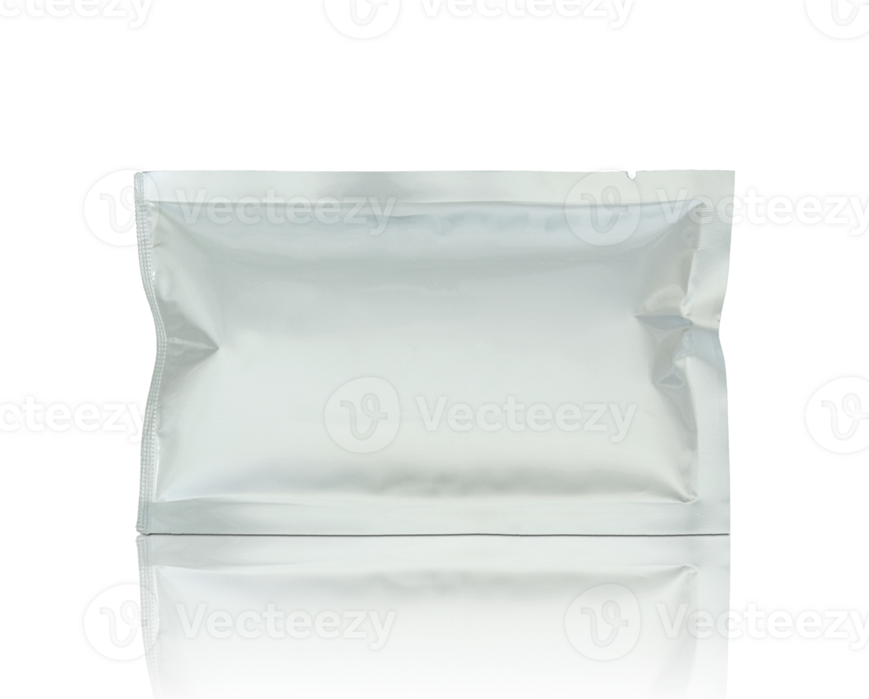 plastic package isolated with reflect floor for mockup png