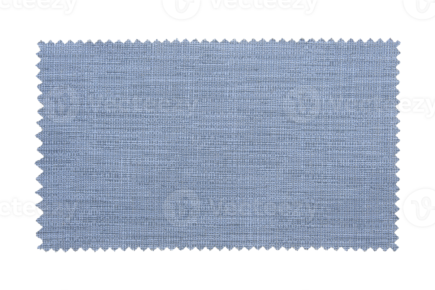 Blue fabric sample isolated with clipping path png