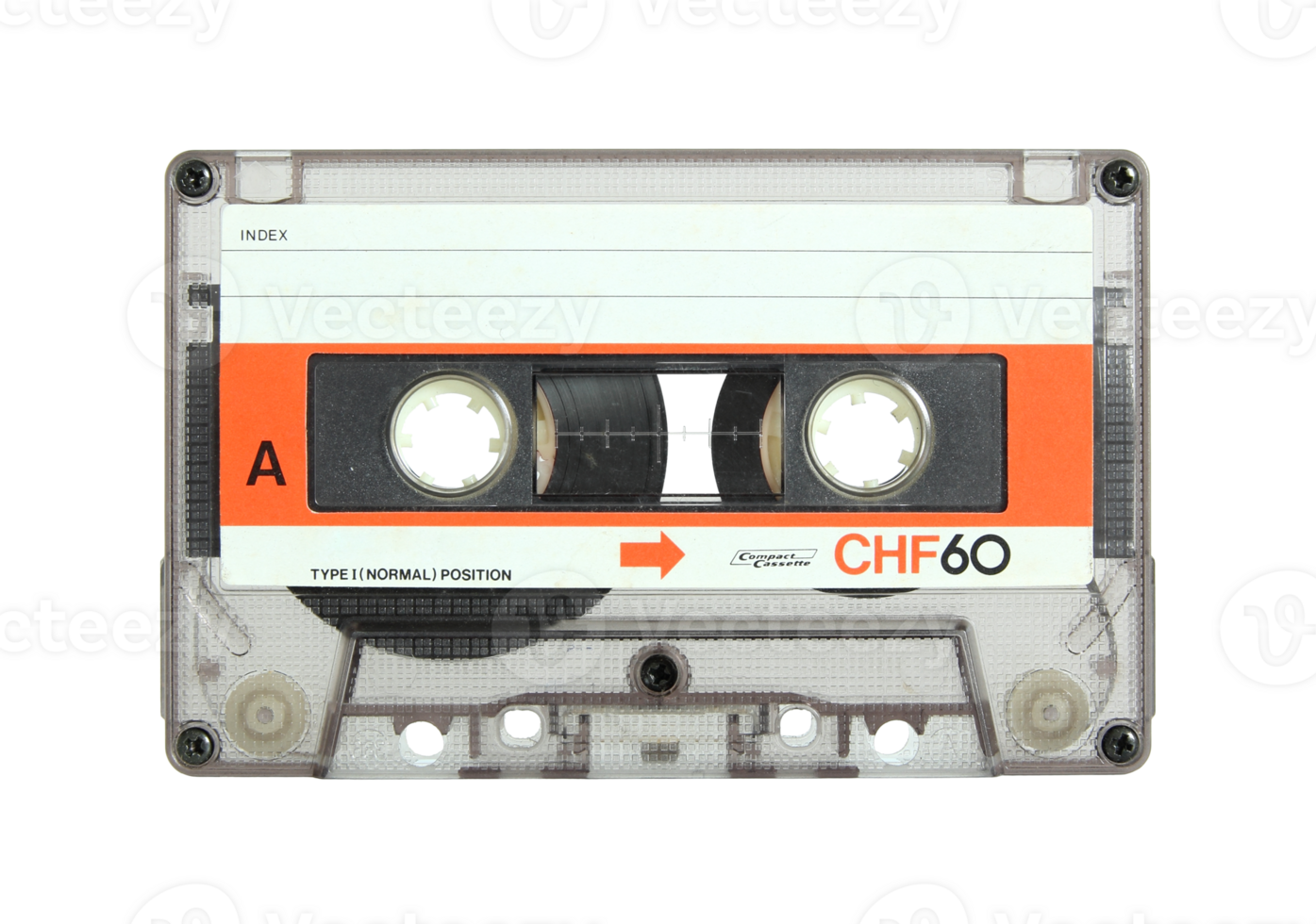 cassette tape isolated with clipping path png