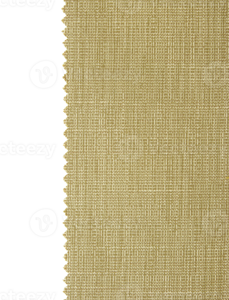 Green fabric swatch samples texture isolated with clipping path png