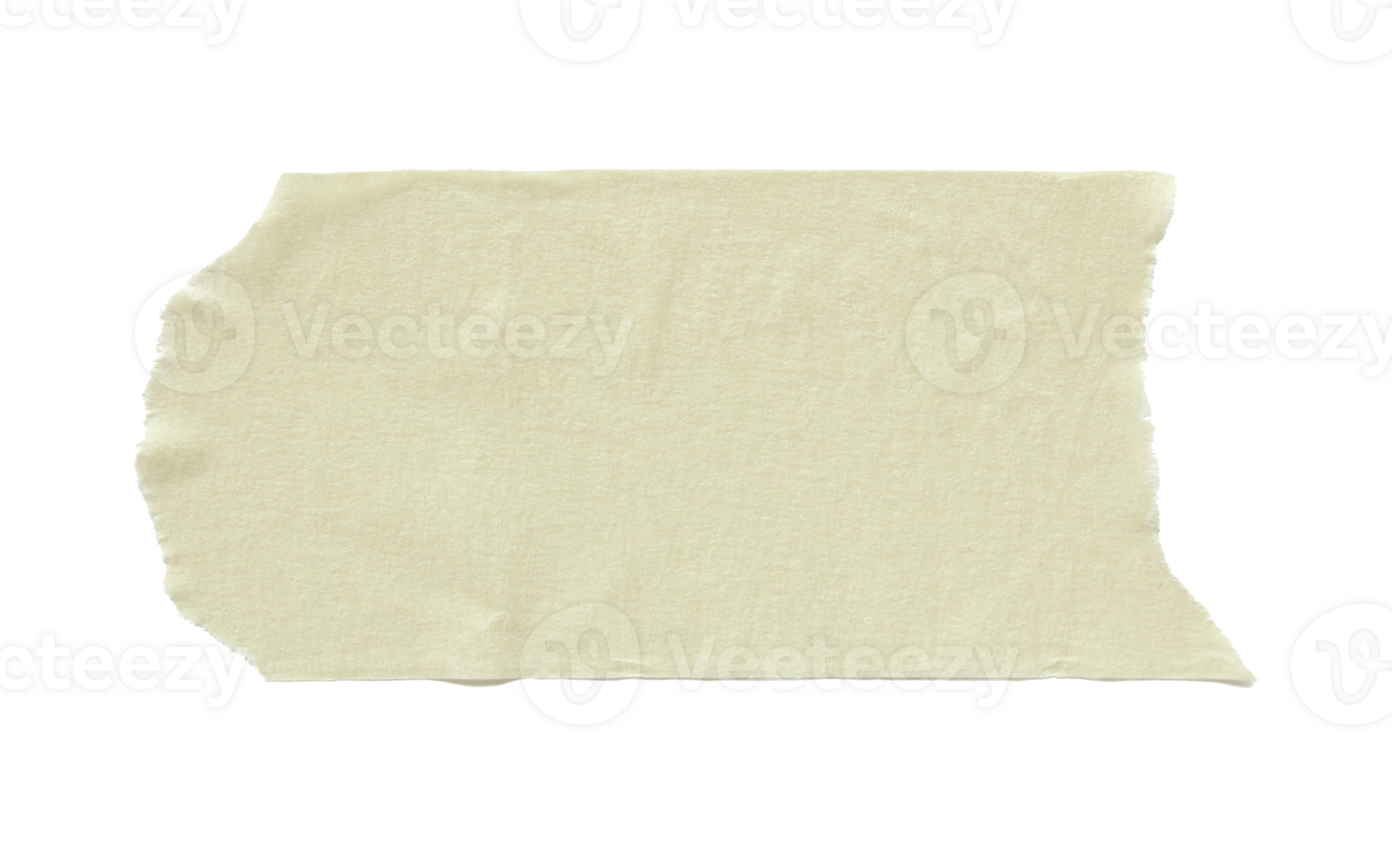 torn masking tape isolated with clipping path png