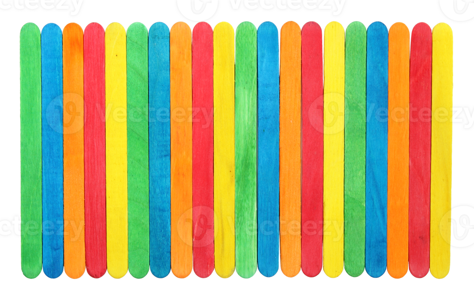 blank colorful wood ice-cream stick isolated with clipping path for mockup png