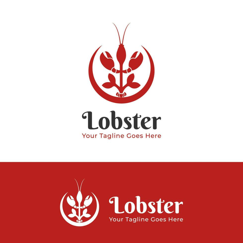 Lobster Logo Graphic Vector Design