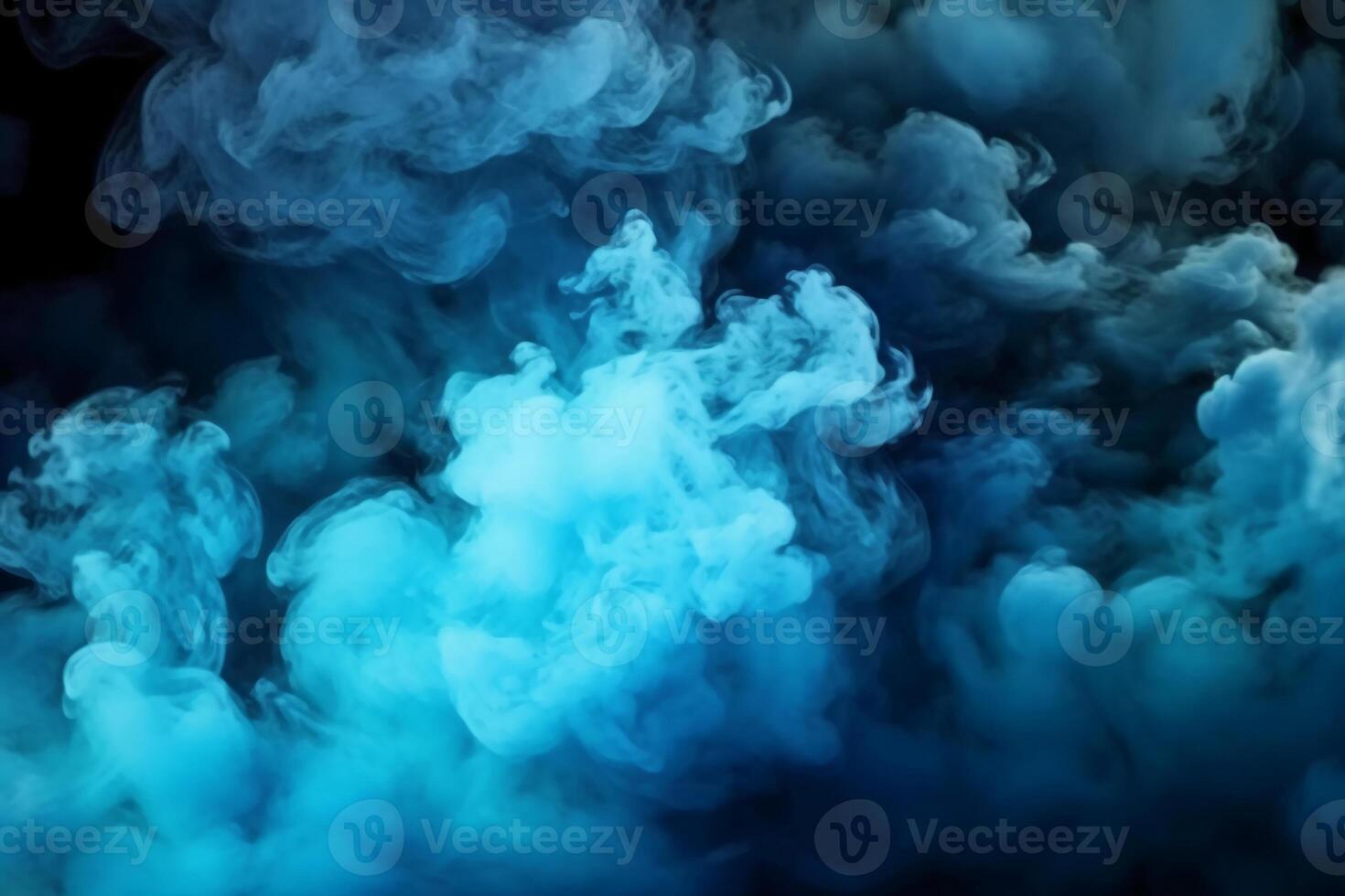 Sky nature cloud smoke black night background for horror blue poster design wallpaper. photo