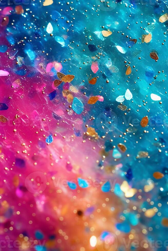 Teeny tiny tulle sparkles glam pink and turquoise hd wallpaper, in the style of light blue and yellow, vibrant academia, poured, dark bronze and teal, psychedelic. photo