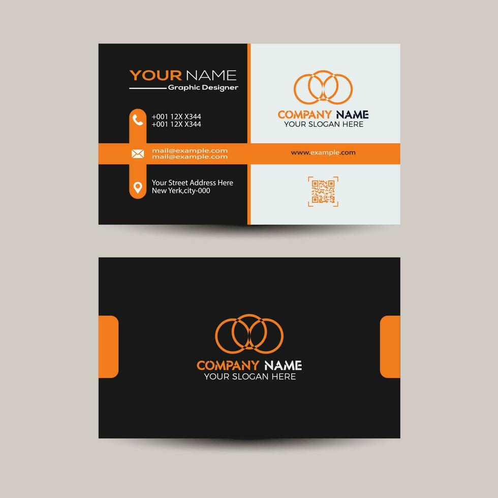 Vector modern creative and clean business card template