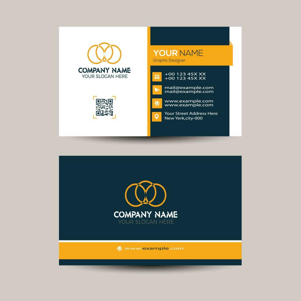 Vector modern creative and clean business card template
