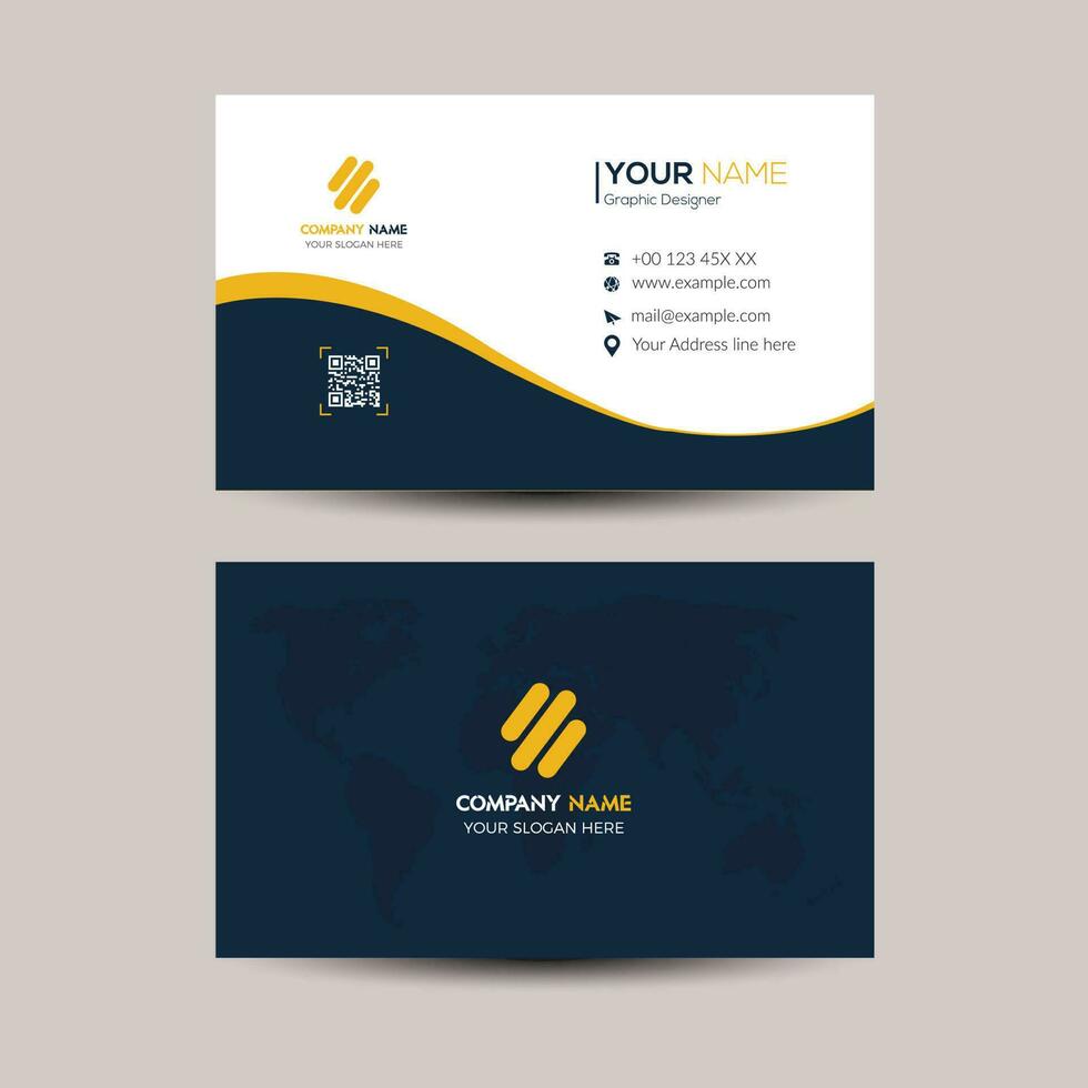 Business card, business template, vector, modern creative business card vector