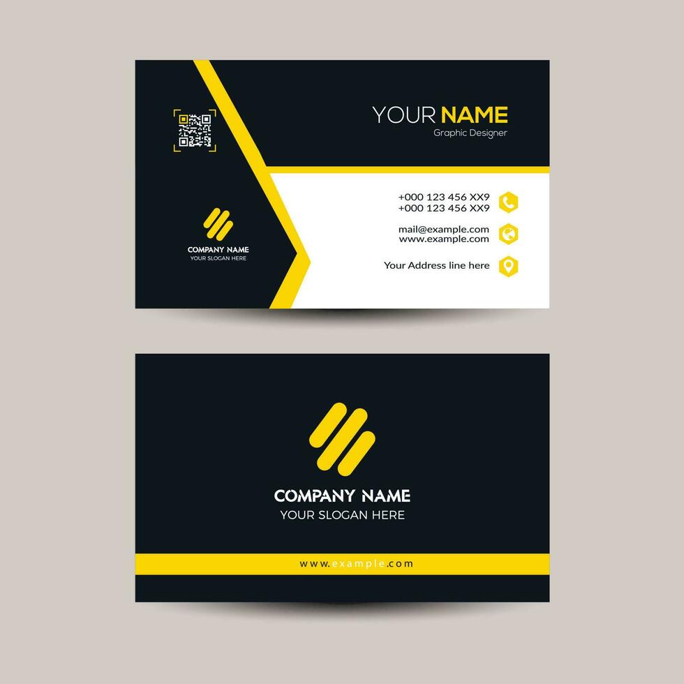 Business card, business template, vector, modern creative business card vector