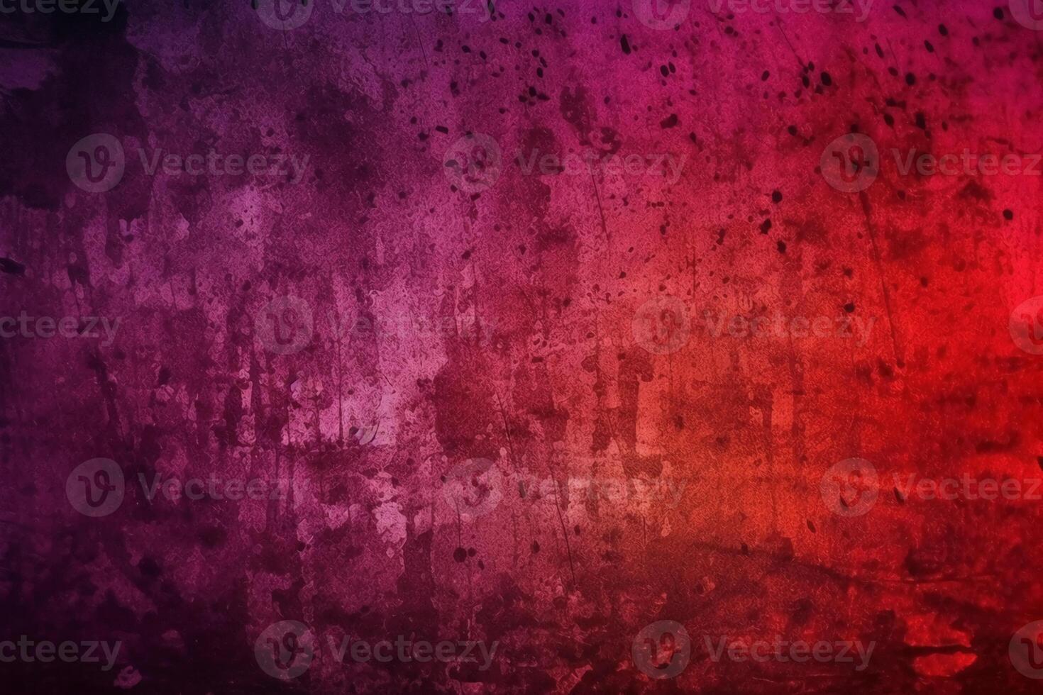 Aged effect overlay. Old film texture. Purple red gradient background with dust scratches. photo