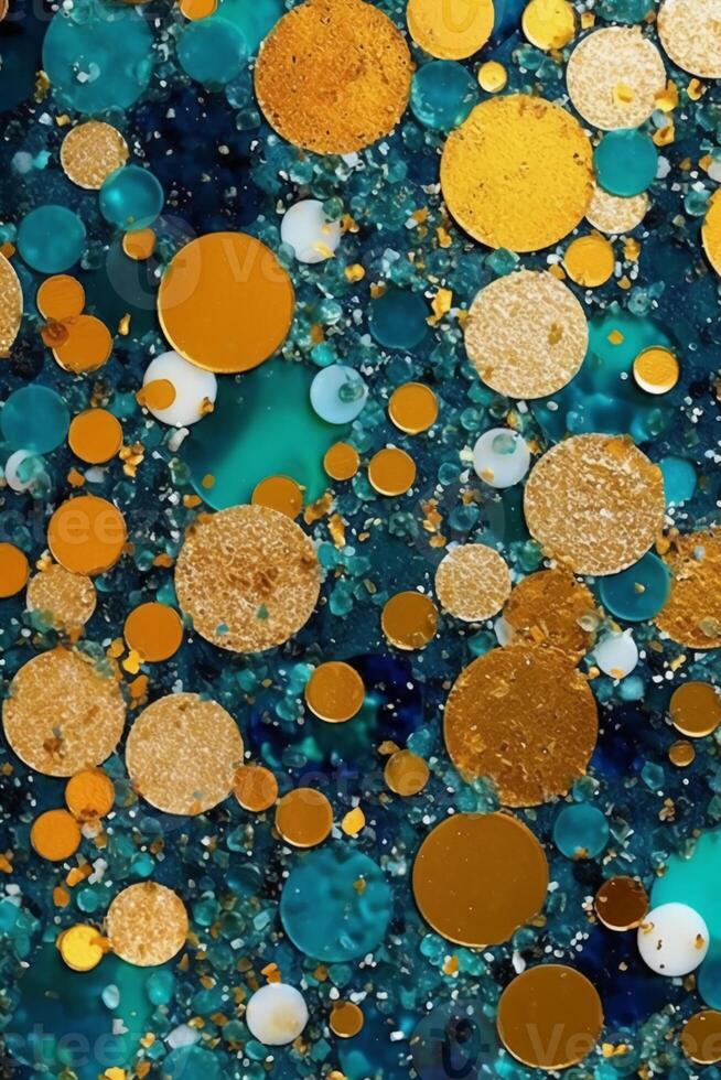 Teeny tiny tulle sparkles glam white and turquoise hd wallpaper, in the style of red and yellow, vibrant academia, poured, dark gold and teal, psychedelic. photo