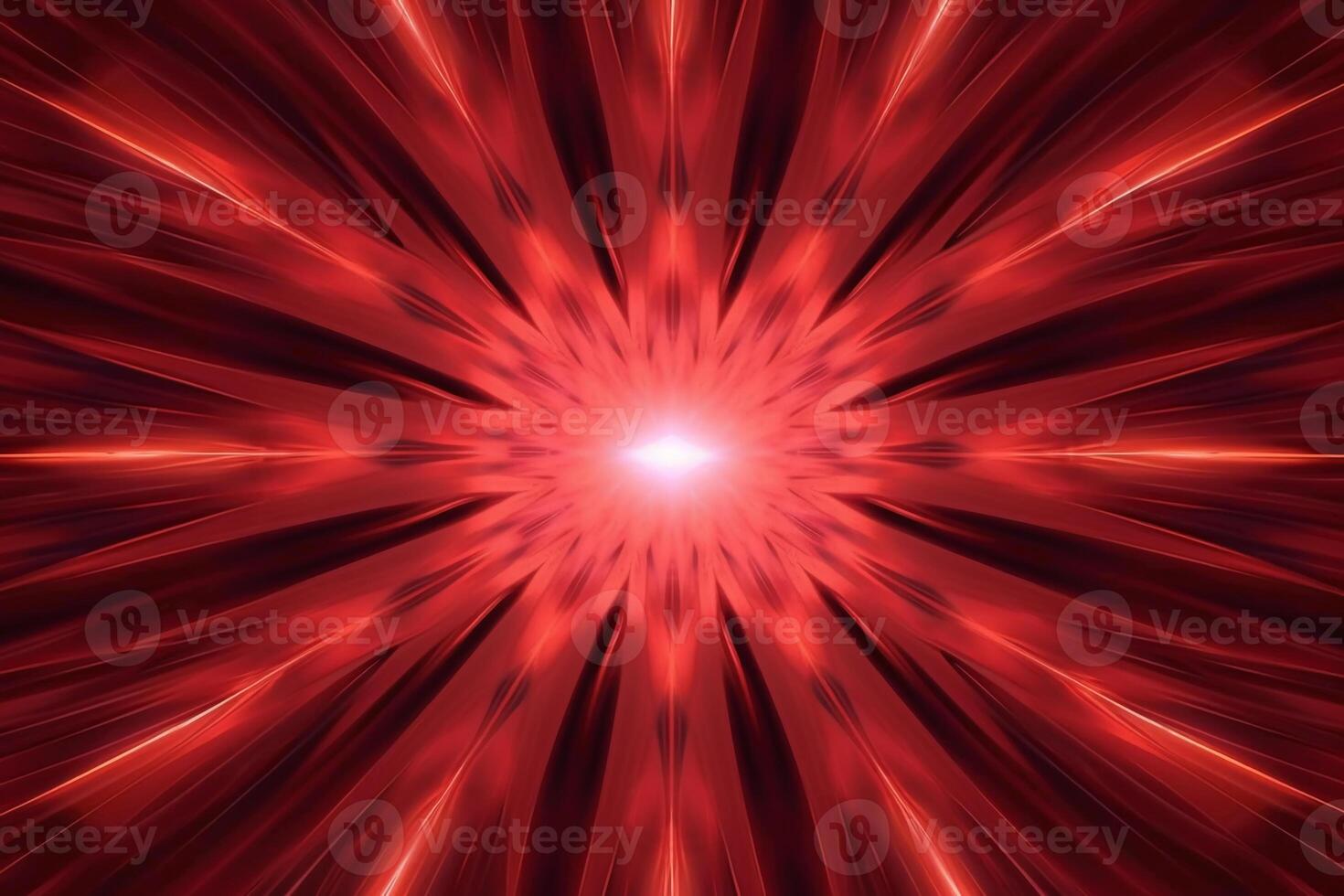 Lazer light fractals, red and white. photo