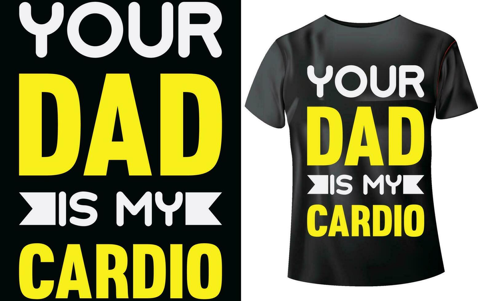 DAD T-SHIRT DESIGN vector