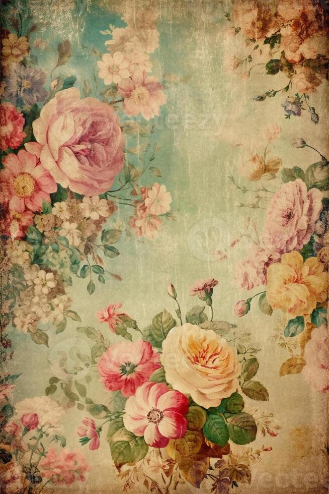 Vintage even background paper. photo