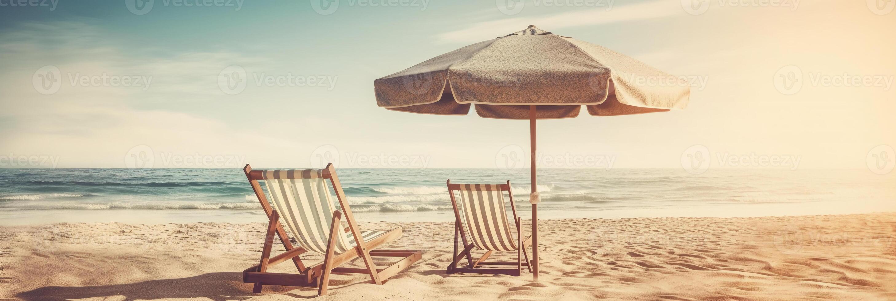 photo of beach holiday mockup background .