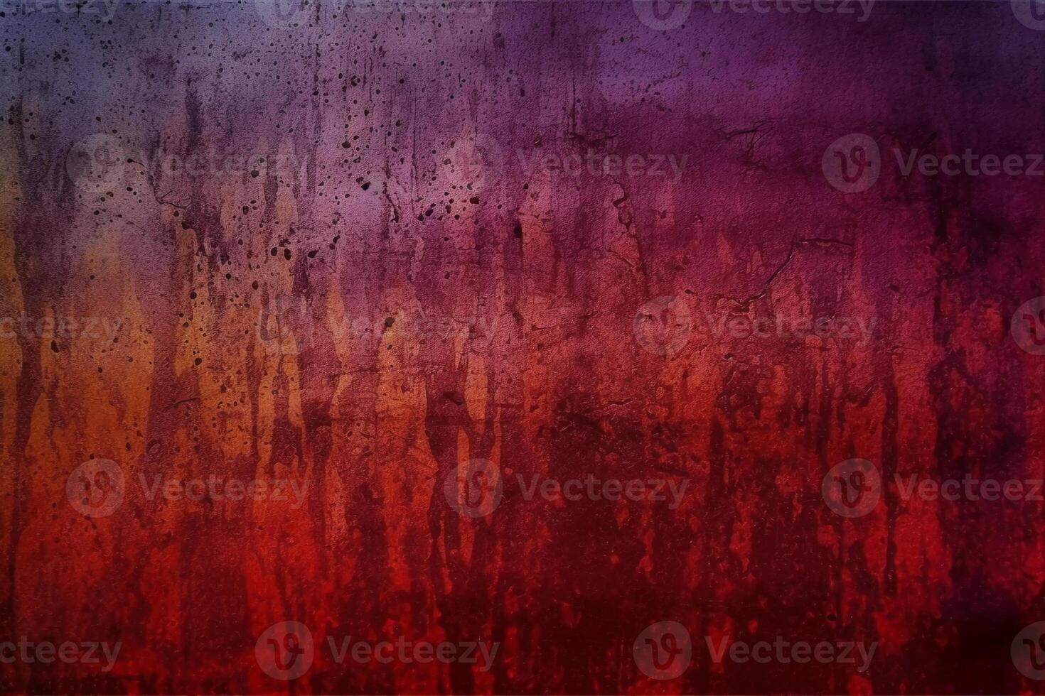 Aged effect overlay. Old film texture. Purple red gradient background with dust scratches. photo