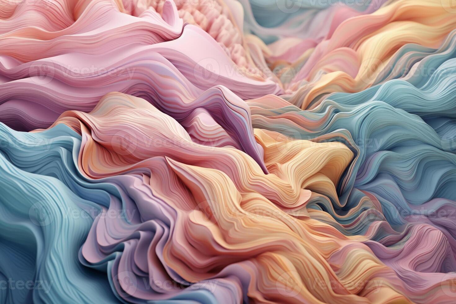 An impressive 3d artwork in the form of colors. photo