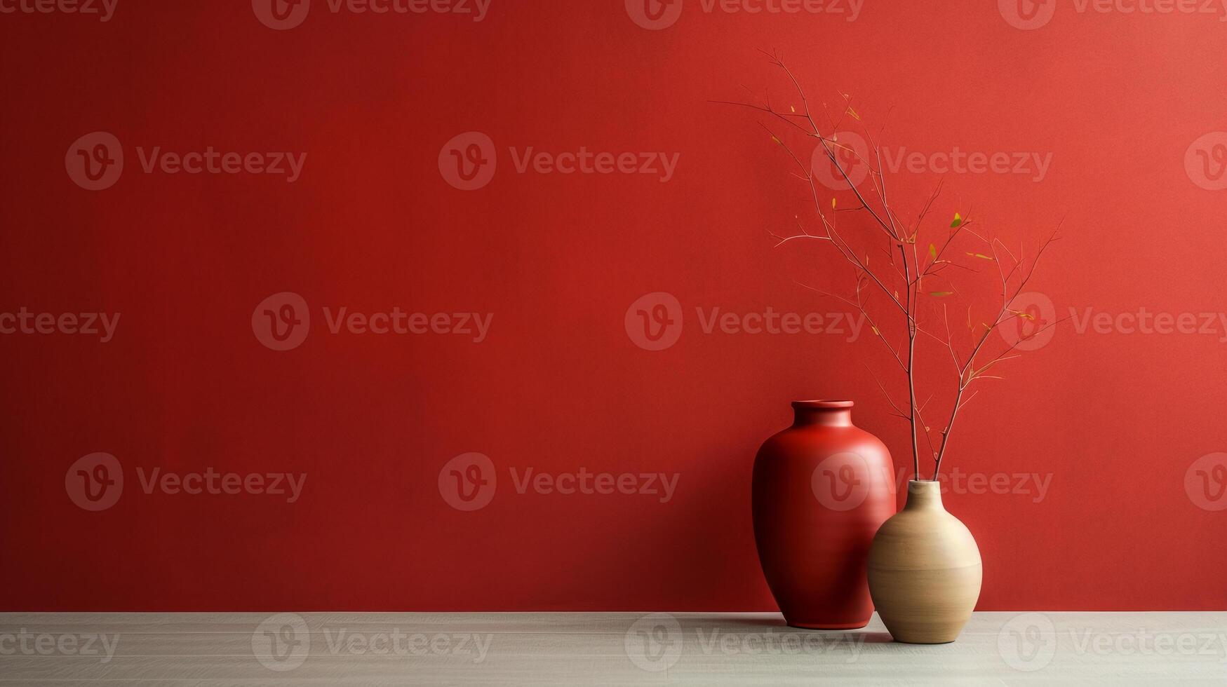 A stunning image of a minimalist red, showcasing the magical elegance found in simplicity. photo