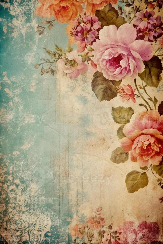 Vintage even background paper. photo