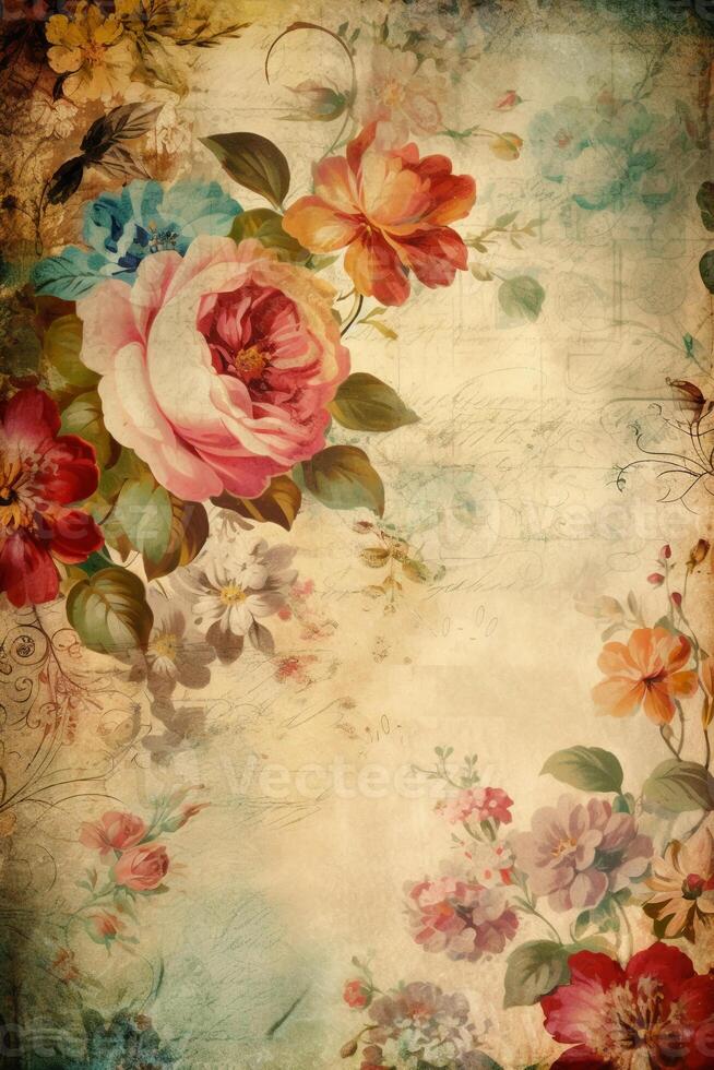 Vintage even background paper. photo