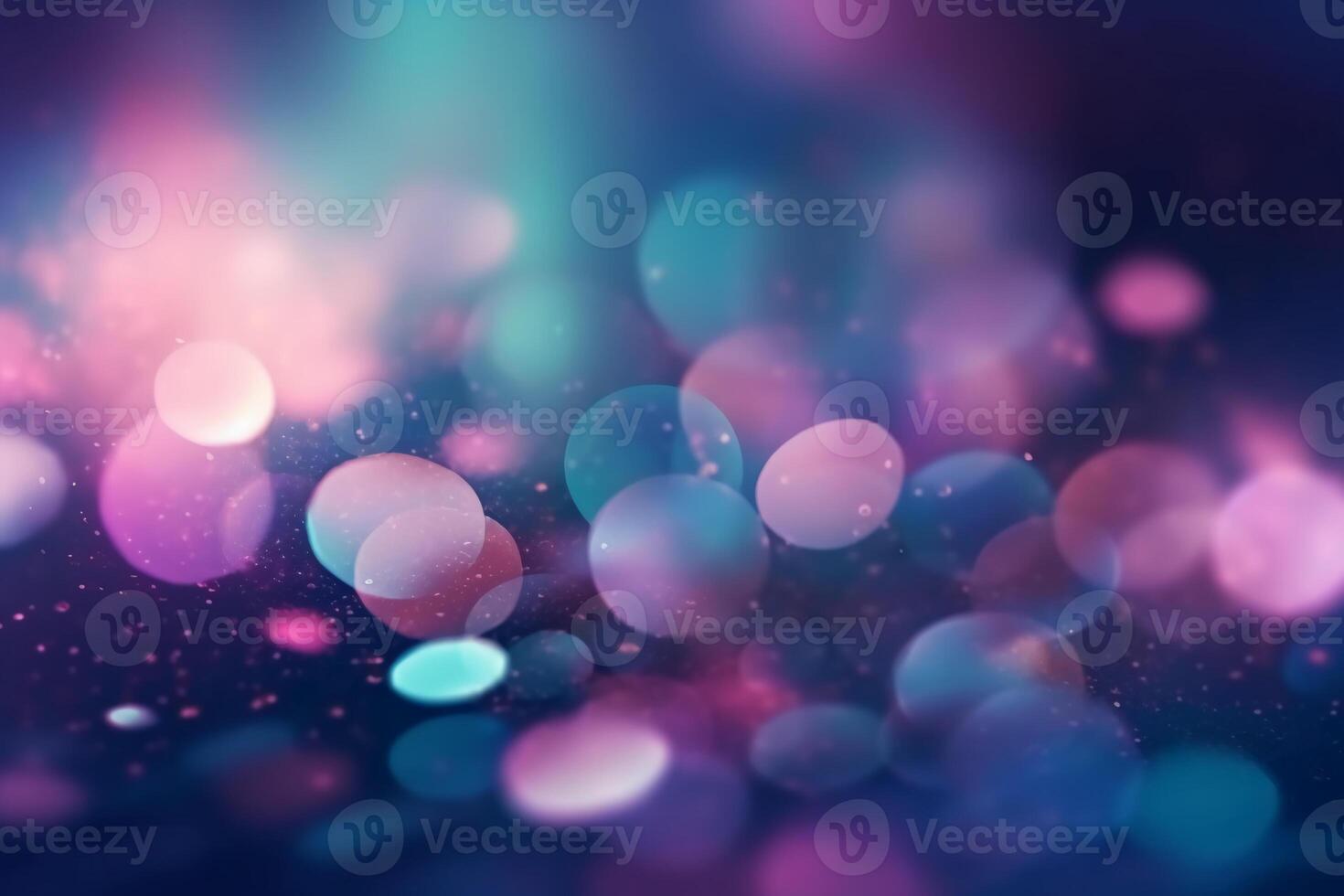A blurred covalt blue light, pink light abstract background with bokeh glow, Illustration. photo