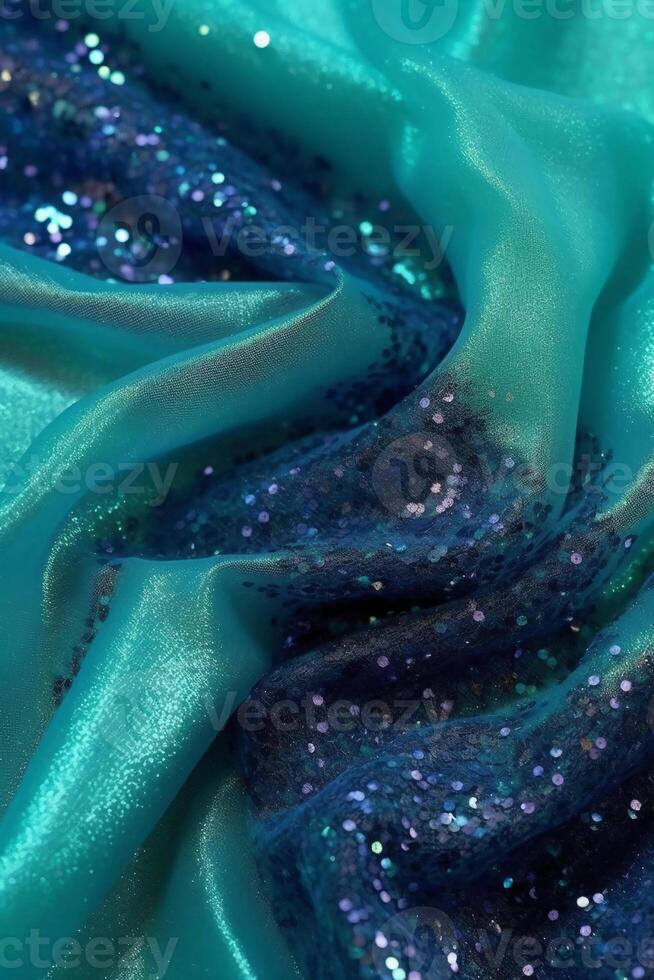 Teeny tiny tulle sparkles glam mint and turquoise hd wallpaper, in the style of purple and blue, vibrant academia, poured, dark silver and teal, psychedelic. photo