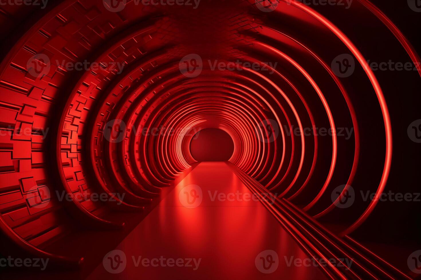 abstract red metal mural wallpaper. photo