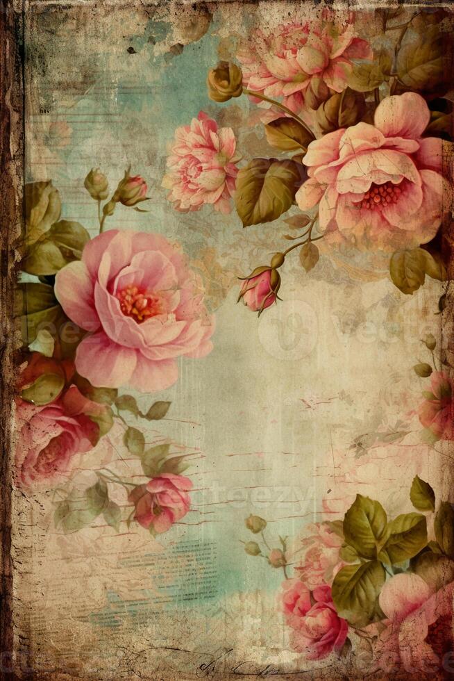 Vintage even background paper. photo