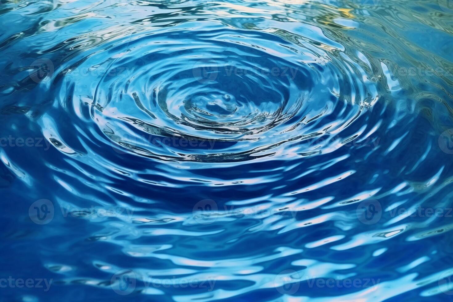 Bluish Ripple Effect water Background. photo