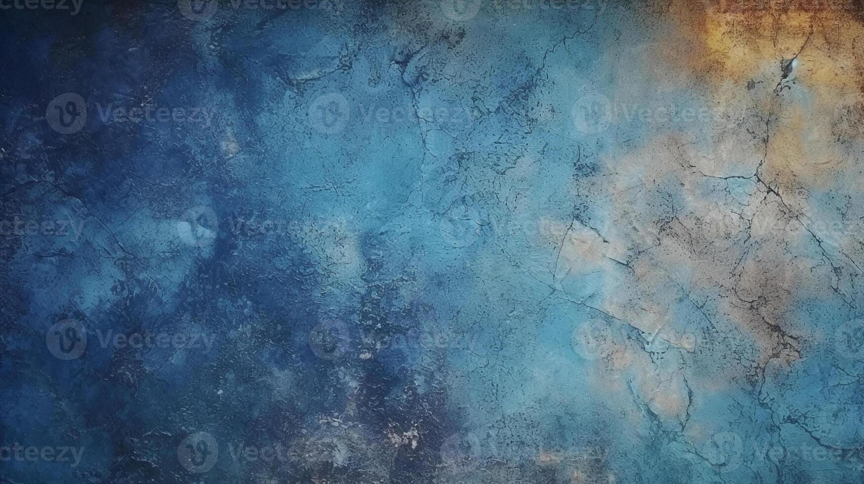 abstract grunge texture blue navy dark stucco wall background. photo