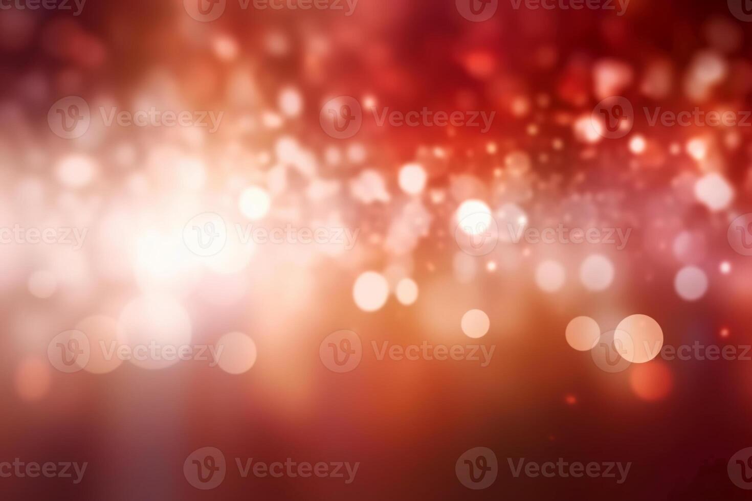 A blurred white light, red light abstract background with bokeh glow, Illustration. photo