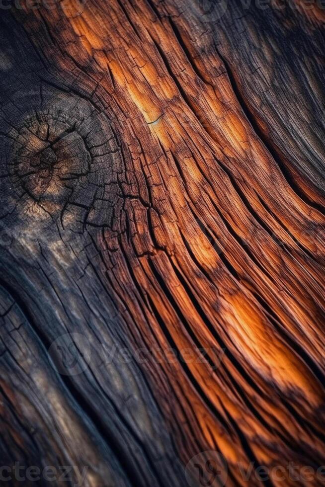 Wood texture, macro, photography, overhead camera angle. photo