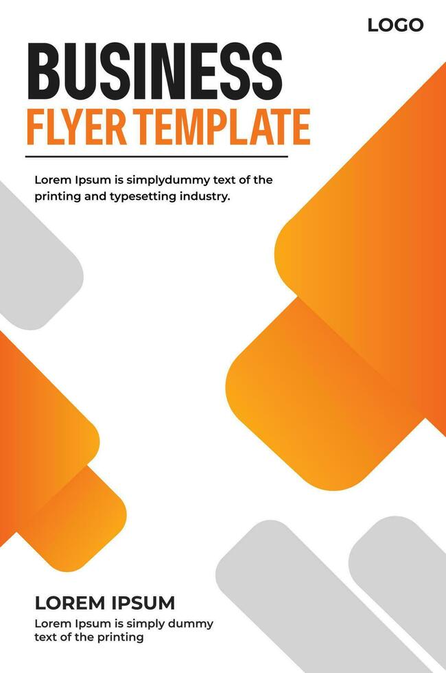 Business corporate vector flyer template design layout Free Vector