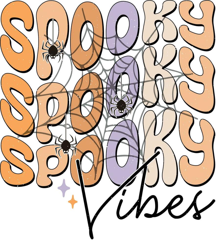 Retro Halloween Design vector