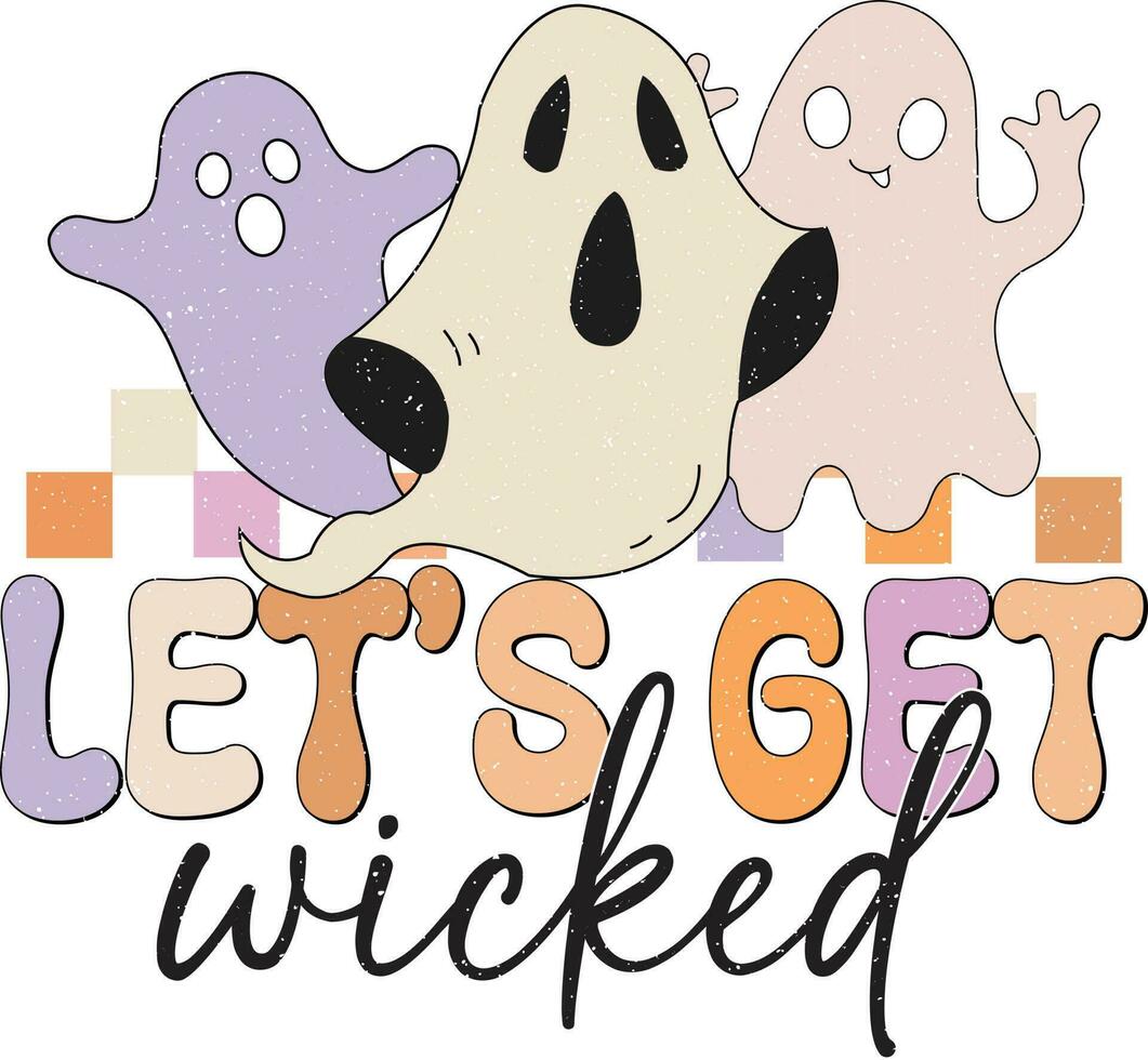Retro Halloween Design vector