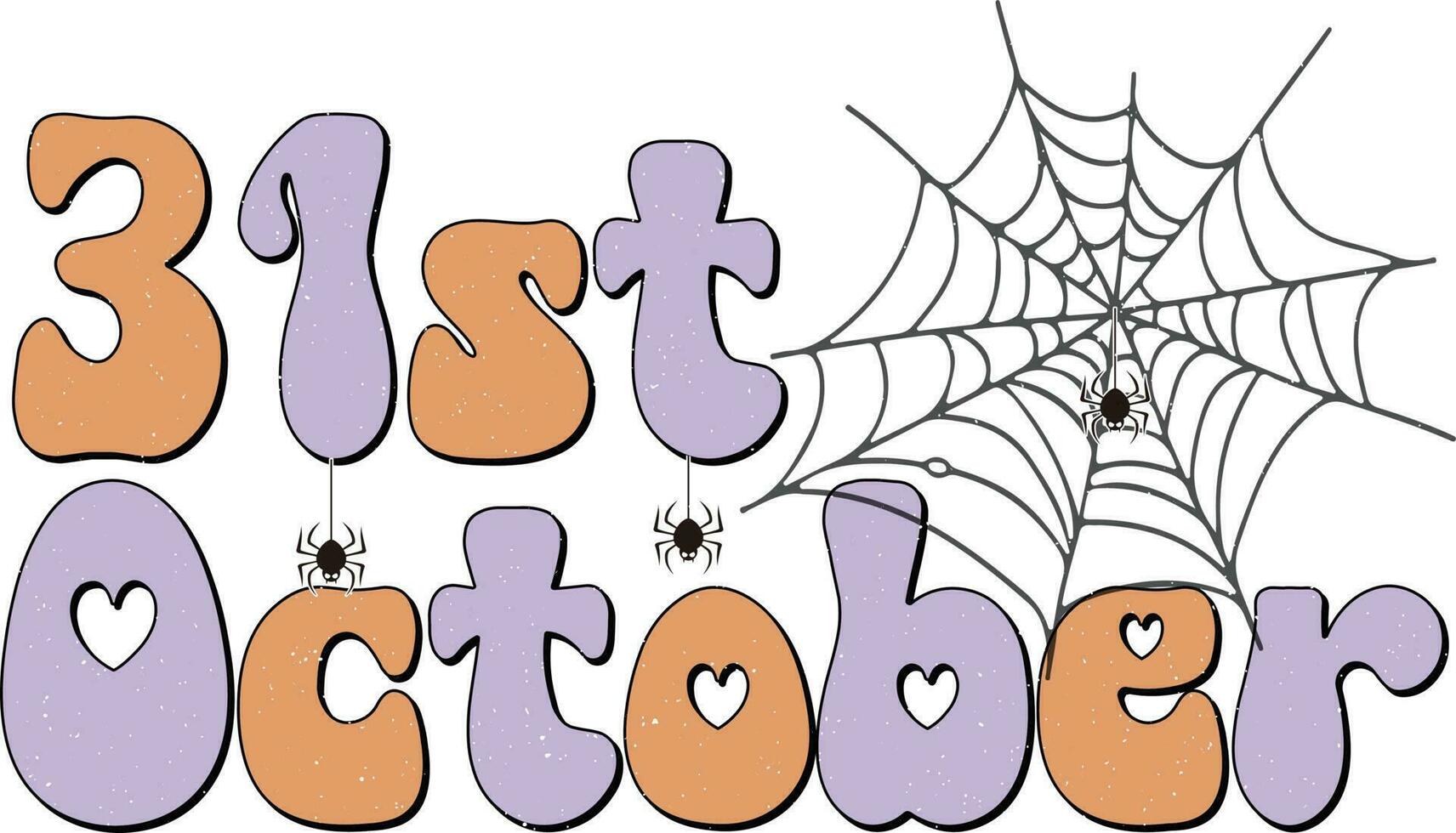 Retro Halloween Design vector